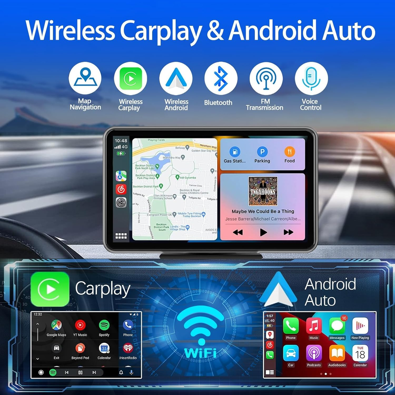 PerfectCho 7-inch wireless display feature overview