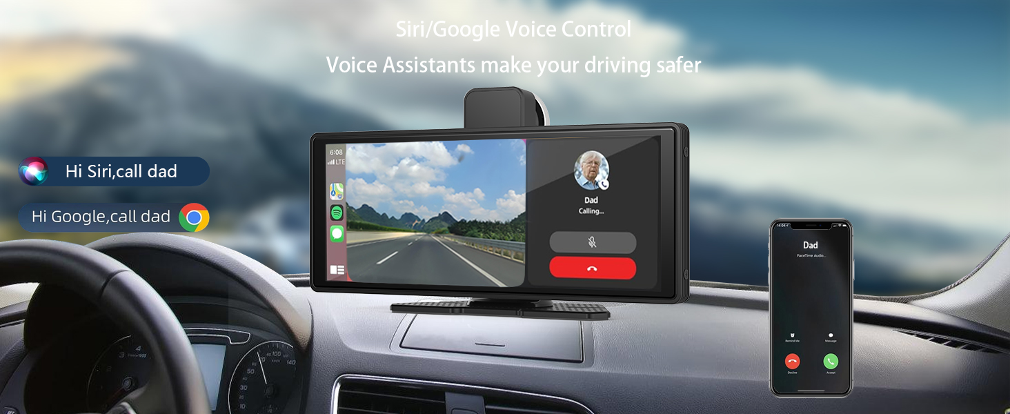 Siri and Google Voice Control
