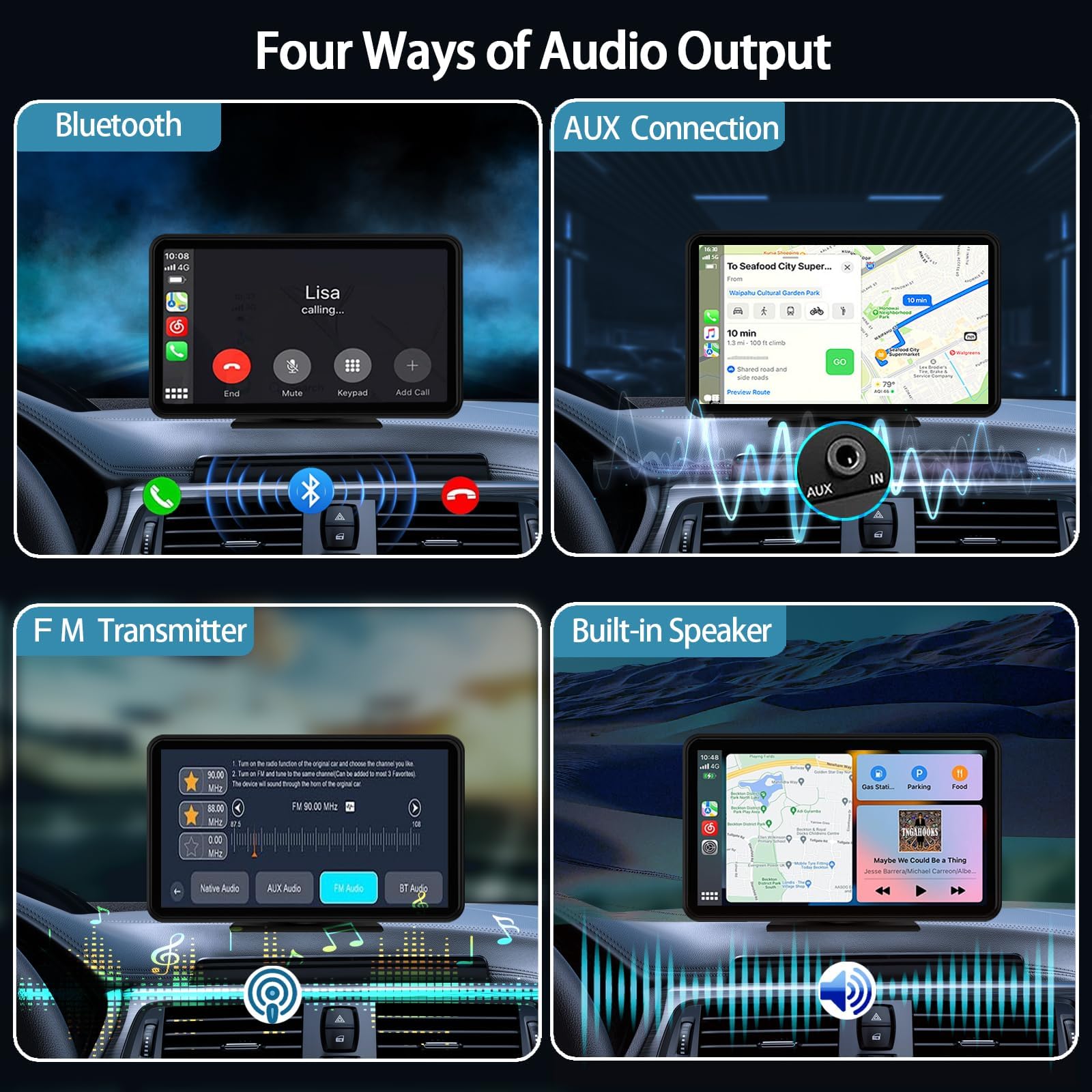 7-inch Wireless CarPlay Screen thumbnail 5